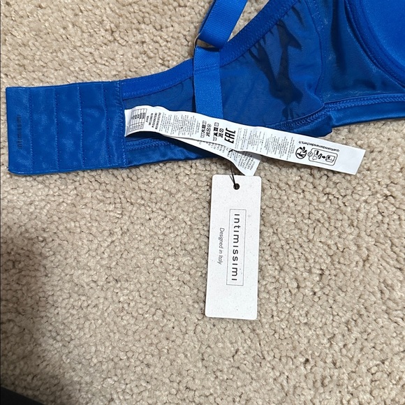 Intimissimi Balconette Sofia Sweet Escape - Blue - Size 34DD - New With Tags NWT - Picture 9 of 11
